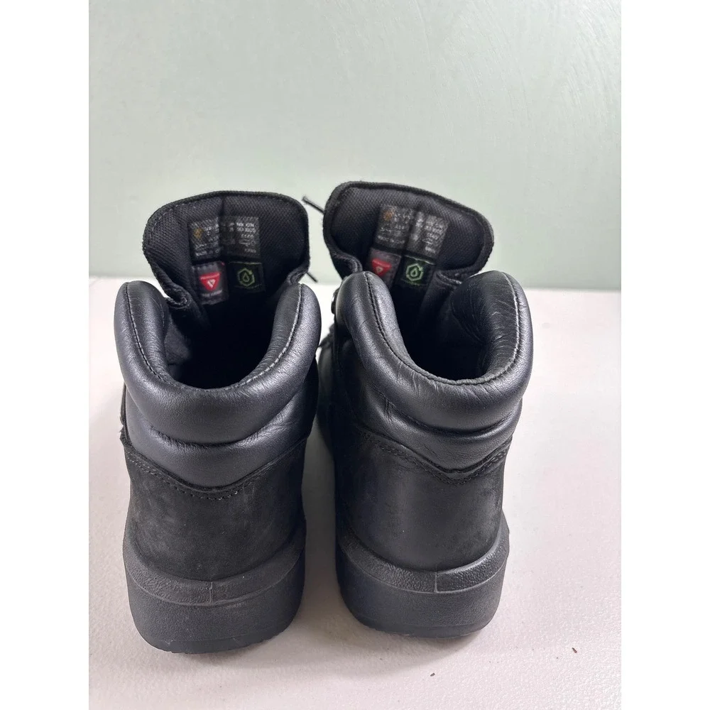 Timberland Black Suede Mesh‎ Waterproof Winter Boots Women's Size 8.5